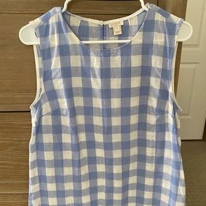 Jcrew gingham top